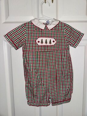 Orient express boutique smocked outfit boys